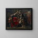 van het Christus-kruisiging schilderij - Hendrick Ter Brugghen — ingelijst kunstwerk aan de muur