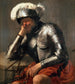 Mars endormi - Hendrick ter Brugghen — weergave van het kunstwerk