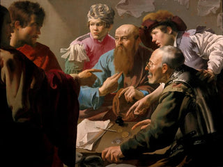 L'Appel de saint Matthieu - Hendrick Ter Brugghen — weergave van het kunstwerk