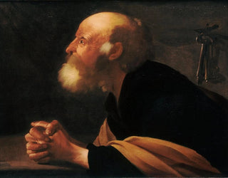 Le Pierre repentant - Hendrick Ter Brugghen — weergave van het kunstwerk