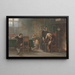 Vondel in zijn laatste jaren - Hendrik Albert van Trigt — ingelijst kunstwerk aan de muur