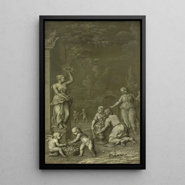 Hommage à Pomone - Hendrik Carr II — ingelijst kunstwerk aan de muur