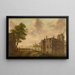 Een kasteel - Hendrik Frans de Cort — ingelijst kunstwerk aan de muur