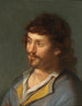 van een jonge man met een open colbert - Hendrik Gerritsz. Pot — weergave van het kunstwerk