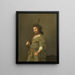 Portret van een man gekleed als herder - Hendrik Gerritsz. Pot — ingelijst kunstwerk aan de muur