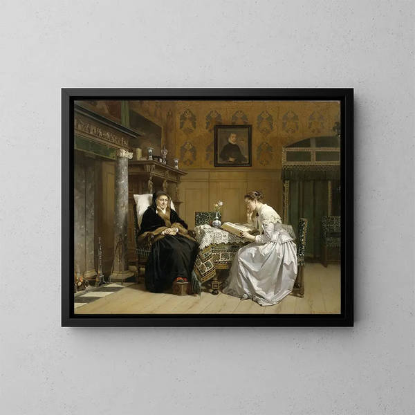 Sunday morning - Hendrik Jacobus Scholten — framed artwork on a wall
