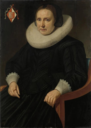 Hendrik Meerman - Portrait of Sara Sweerts de Weert second Wife of Antonius Antonides van der Linden.webp
