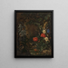 Bloemen - Hendrik Schoock — ingelijst kunstwerk aan de muur