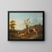 Landschap met vee bij Darthuizen - Hendrik Stokvisch — ingelijst kunstwerk aan de muur
