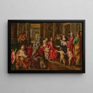 Hendrik van Balen - Christ blessing the Children.webp