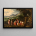 Minerve visits the Muses - Hendrik van Balen — framed artwork on a wall