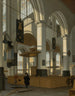 Binnenkant van de oude kerk van Delft - Hendrik van Streek — weergave van het kunstwerk