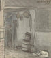 Uitzicht op een boerderij - Hendrik van der Burgh — weergave van het kunstwerk