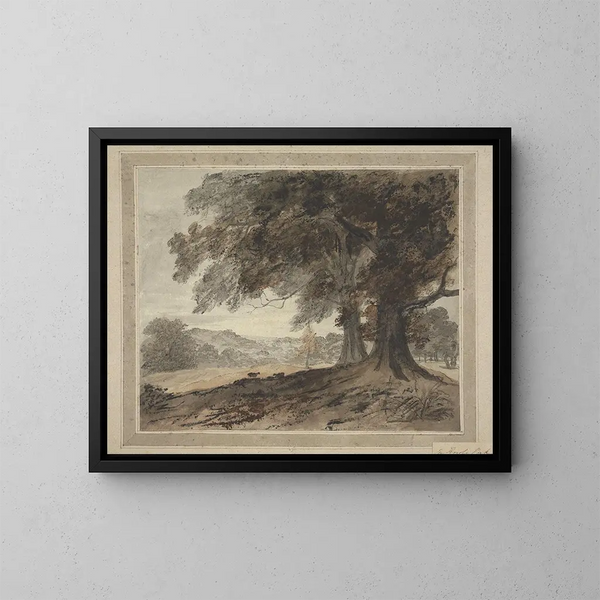 in Knole Park - Heneage Finch, 4th Earl of Aylesford — framed artwork on a wall