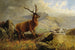 Hert bij bergbeek - Henry Morris — weergave van het kunstwerk