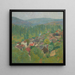Henri Martin - Uitzicht op de daken van Labastide-du-Vert in de zomer - Henri Martin — ingelijst kunstwerk aan de muur