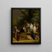 In de tuin - Henri-Charles-Antoine Baron — ingelijst kunstwerk aan de muur