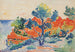 van Les Roches rouges Agay - Henri-Edmond Cross — weergave van het kunstwerk