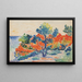 van Les Roches rouges Agay - Henri-Edmond Cross — ingelijst kunstwerk aan de muur