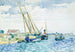 Scene maritiem, boten bij Venetië - Henri-Edmond Cross — weergave van het kunstwerk