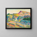 Landschap met de Cap Nègre - Henri-Edmond Cross — ingelijst kunstwerk aan de muur