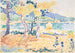 Pins sur la côte - Henri-Edmond Cross — weergave van het kunstwerk