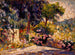 La terrasse fleurie - Henri-Edmond Cross — weergave van het kunstwerk