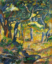 Een bosje in de Provence - Henri-Edmond Cross — weergave van het kunstwerk