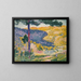 Vallée avec ombre de sapins sur la montagne - Henri-Edmond Cross — ingelijst kunstwerk aan de muur