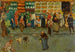 Markt scène, Parijs - Henri-Gabriel Ibels — weergave van het kunstwerk