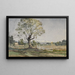 Antibes - Henri-Joseph Harpignies — ingelijst kunstwerk aan de muur