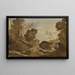 Fossé met een kleine brug - Henri-Joseph Harpignies — ingelijst kunstwerk aan de muur