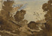 Fossé met een kleine brug - Henri-Joseph Harpignies — weergave van het kunstwerk