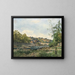 Egel - Henri-Joseph Harpignies — ingelijst kunstwerk aan de muur