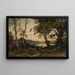 L'Aurore - Henri-Joseph Harpignies — ingelijst kunstwerk aan de muur