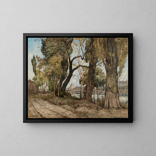 HenriJoseph Harpignies - La Seine  Paris vue de lInstitut.webp