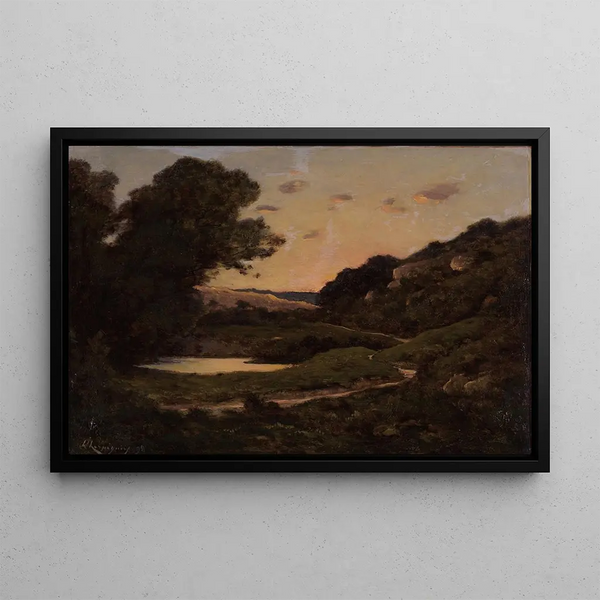 HenriJoseph Harpignies - Landscape at Sunset.webp