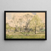 van Jacques Hittorff's schilderij "De tuinen van de Champs-Élysées met de fontein van Diana", Parijs - Henri-Joseph Harpignies — ingelijst kunstwerk aan de muur
