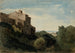 Landschap in Ariccia - Henri-Joseph Harpignies — weergave van het kunstwerk