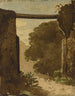 Poort - Henri-Joseph Harpignies — weergave van het kunstwerk