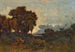 Zonsondergang op de Allier - Henri-Joseph Harpignies — weergave van het kunstwerk