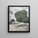van het uitzicht vanaf de stadsmuren van Chartres - Henri-Joseph Harpignies — ingelijst kunstwerk aan de muur