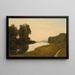 van een schilderij Vue d'un ruisseau - Henri-Joseph Harpignies — ingelijst kunstwerk aan de muur