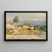 Vue de la Mer Sorrente - Henri-Joseph Harpignies — ingelijst kunstwerk aan de muur