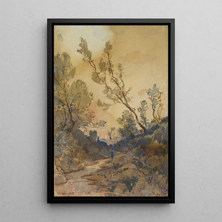 HenriJoseph Harpignies - Vue prs de Menton.webp