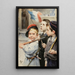 Le drapeau français - Henri Jules Jean Geoffroy — ingelijst kunstwerk aan de muur