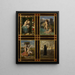 De Vier Seizoenen - Henri-Pierre Picou — ingelijst kunstwerk aan de muur