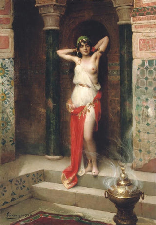 Henri Adrien Tanoux - The Harem Beauty.webp
