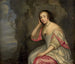 Portret van Madame de Maintenon in een maritiem landschap - Henri Beaubrun — weergave van het kunstwerk