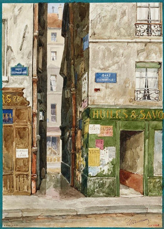 Henri Berthaut - La rue du Paon blanc.webp
